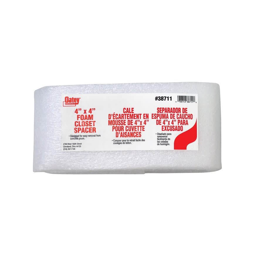 4 in x 4 ft. Foam Closet Spacer