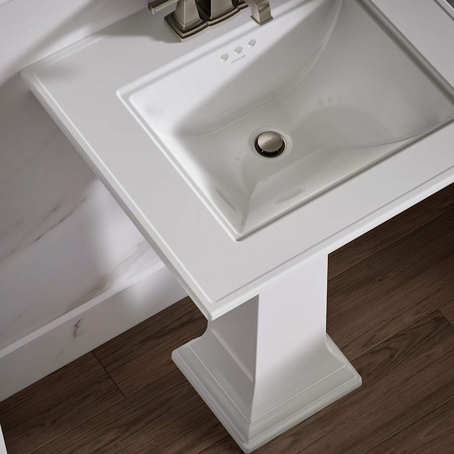 Memoirs Stately 24" Pedestal Bathroom Sink with 4" Centerset Faucet Holes