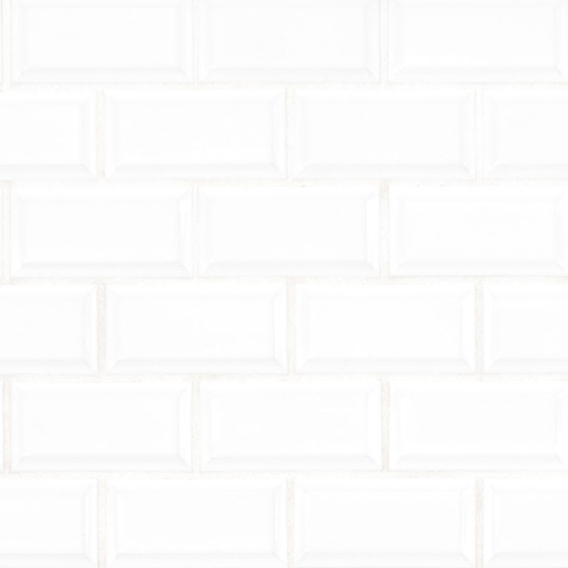 White Beveled Glossy