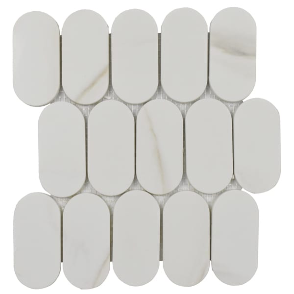 Calcata Gold Oval Mosaic 10x10