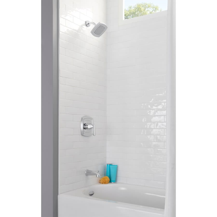 Edgemere Tub and Shower Trim Package with 1.8 GPM Single Function Shower Head, Tup Spout, and Lever Handle