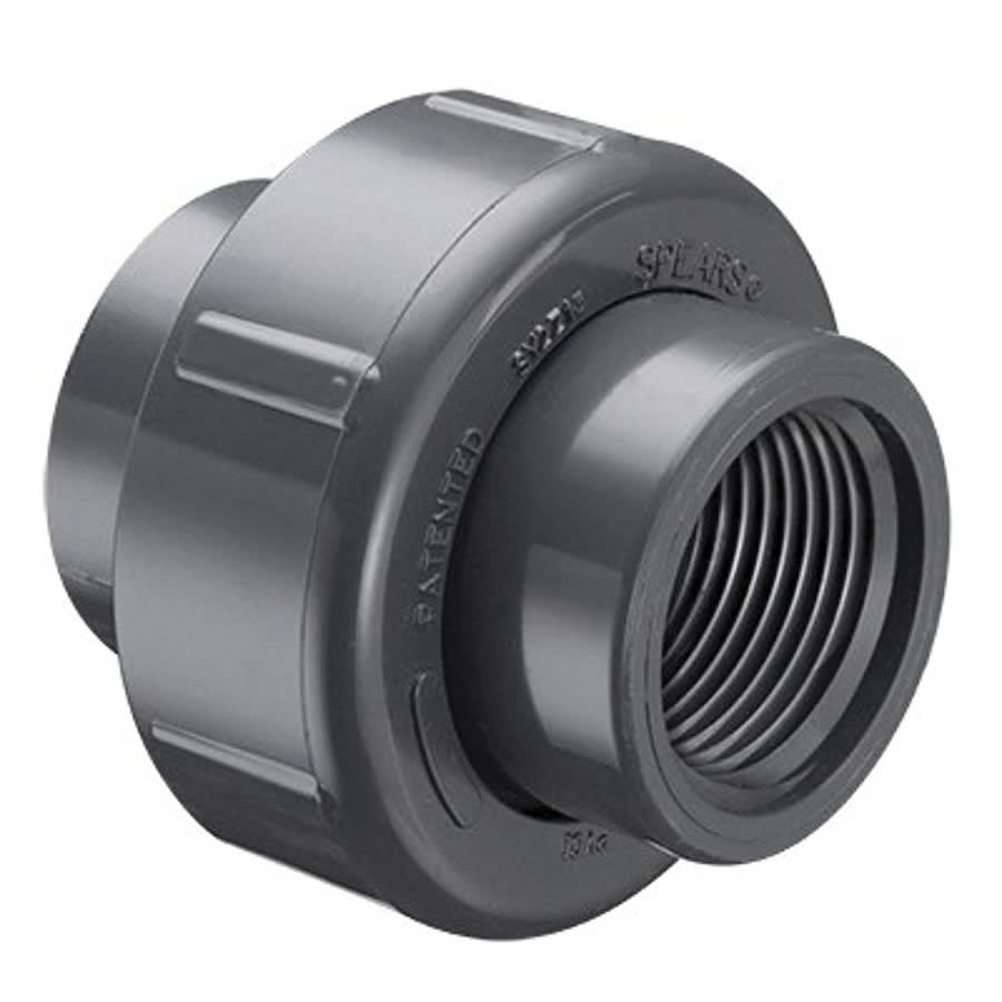 2000 Union With FKM O-Ring, 1-1/4 in, FNPT, SCH 80/XH, PVC