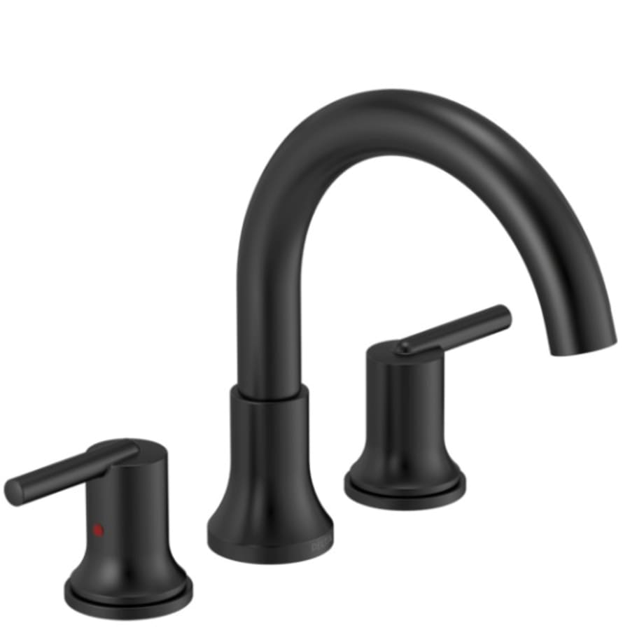 Trinsic Deck Mounted Roman Tub Filler Trim with Metal Lever Handles