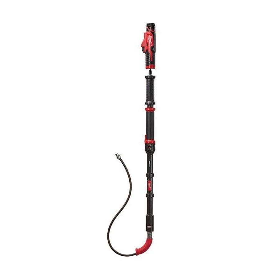TRAPSNAKE™ M12™ Cordless Toilet Auger Kit, 1/2 in Dia x 6 ft L Cable, Rubber/Metal