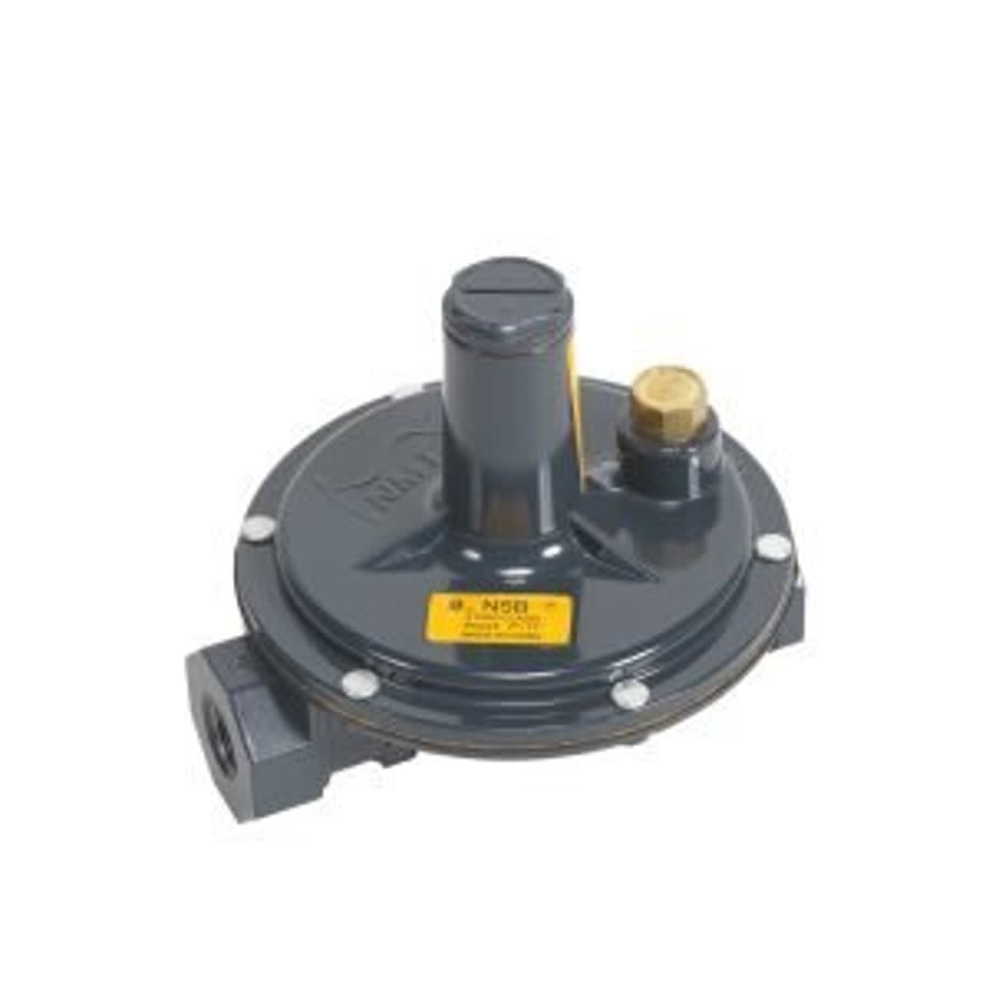 Gas Pressure Regulator, 1 in, FNPT, Aluminum