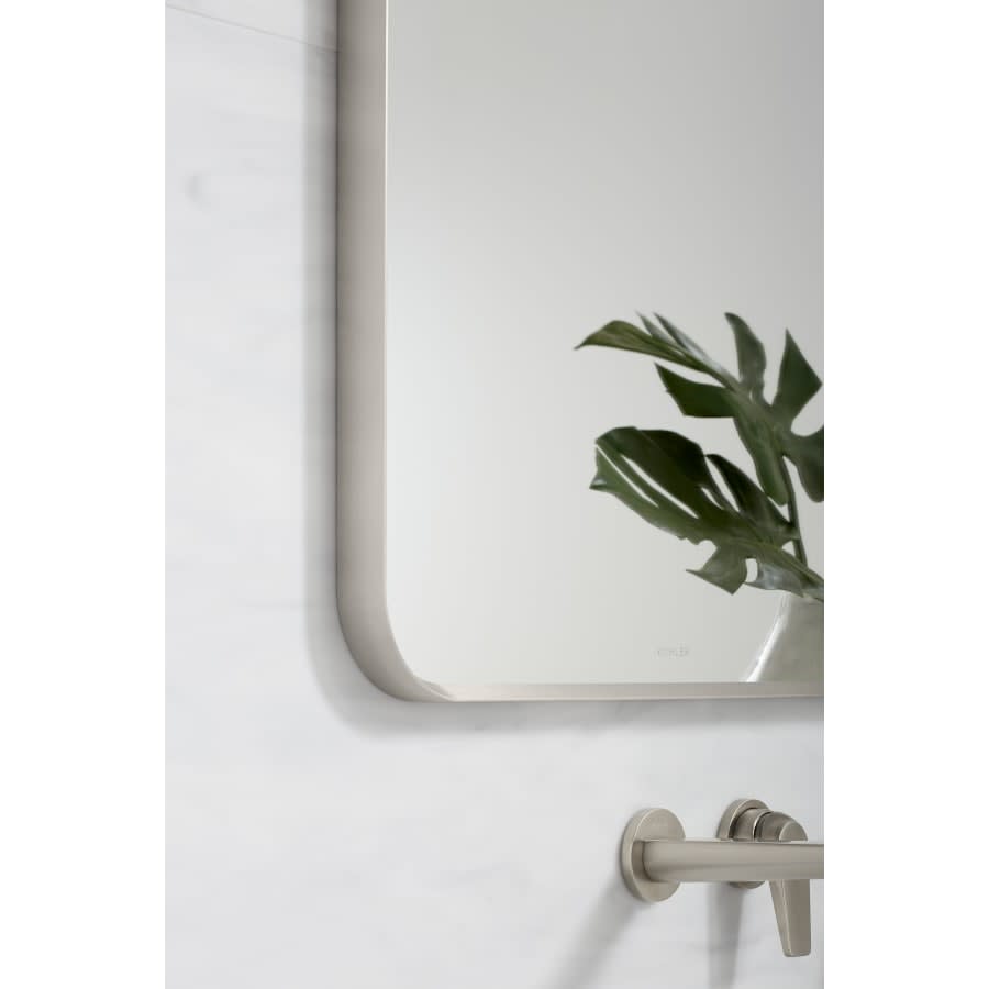 Essential 22-1/16" W x 34-1/16" H Rectangular Framed Bathroom Mirror