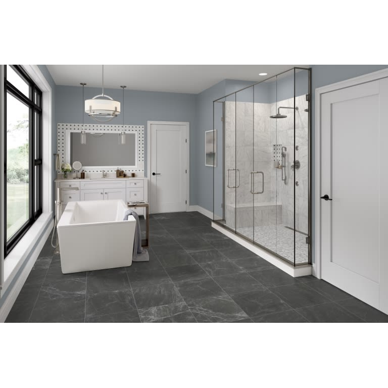 MARBLE BI GIOIA/BK PW HN 12X12