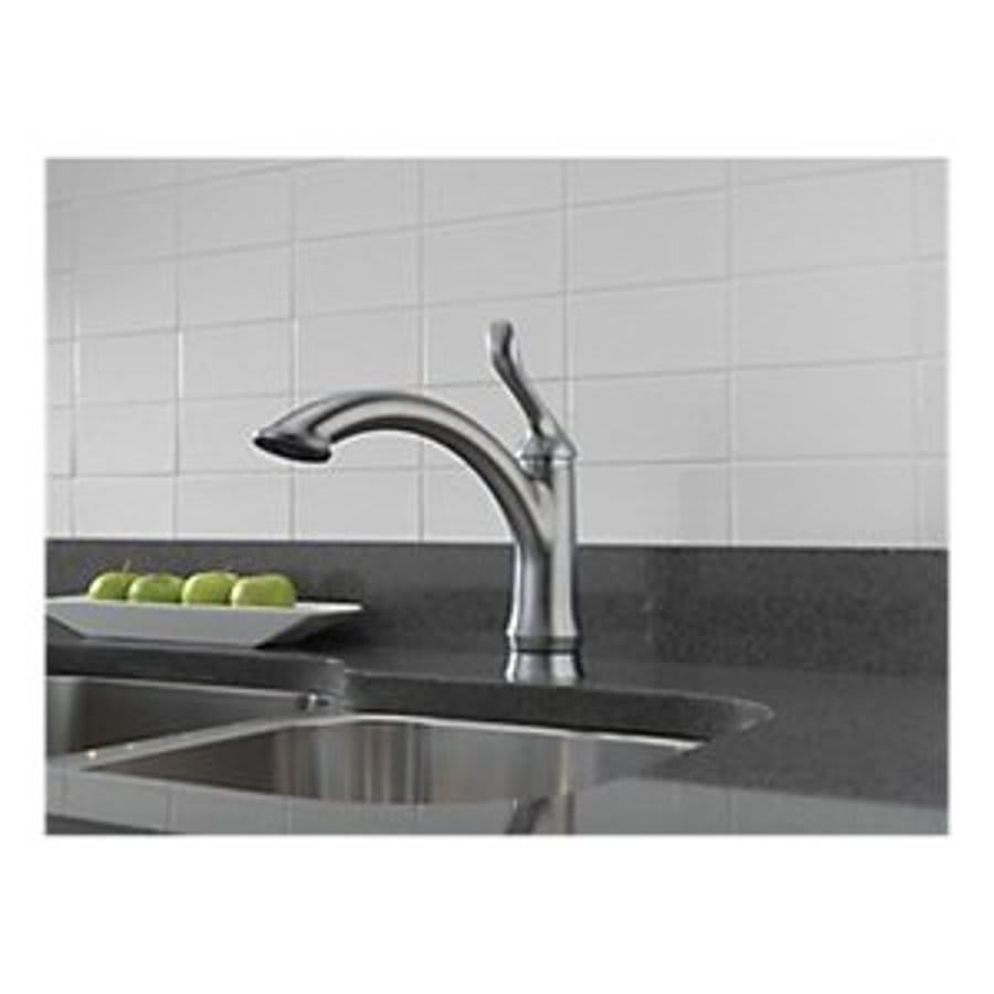 Linden™ Kitchen Faucet, Deck Mount, ADA, 1 Lever Handle, 1 or 3-Hole, Arctic Stainless