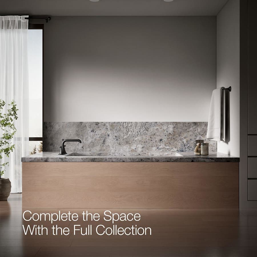 Tone Deck Mounted Roman Tub Filler with Built-In Diverter