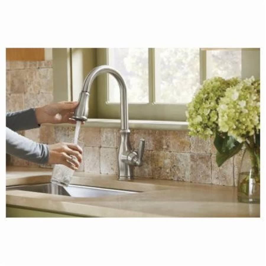Brantford™ Kitchen Faucet, Deck Mount, ADA, 1 Lever Handle, 1 or 3-Hole, Spot Resist Stainless