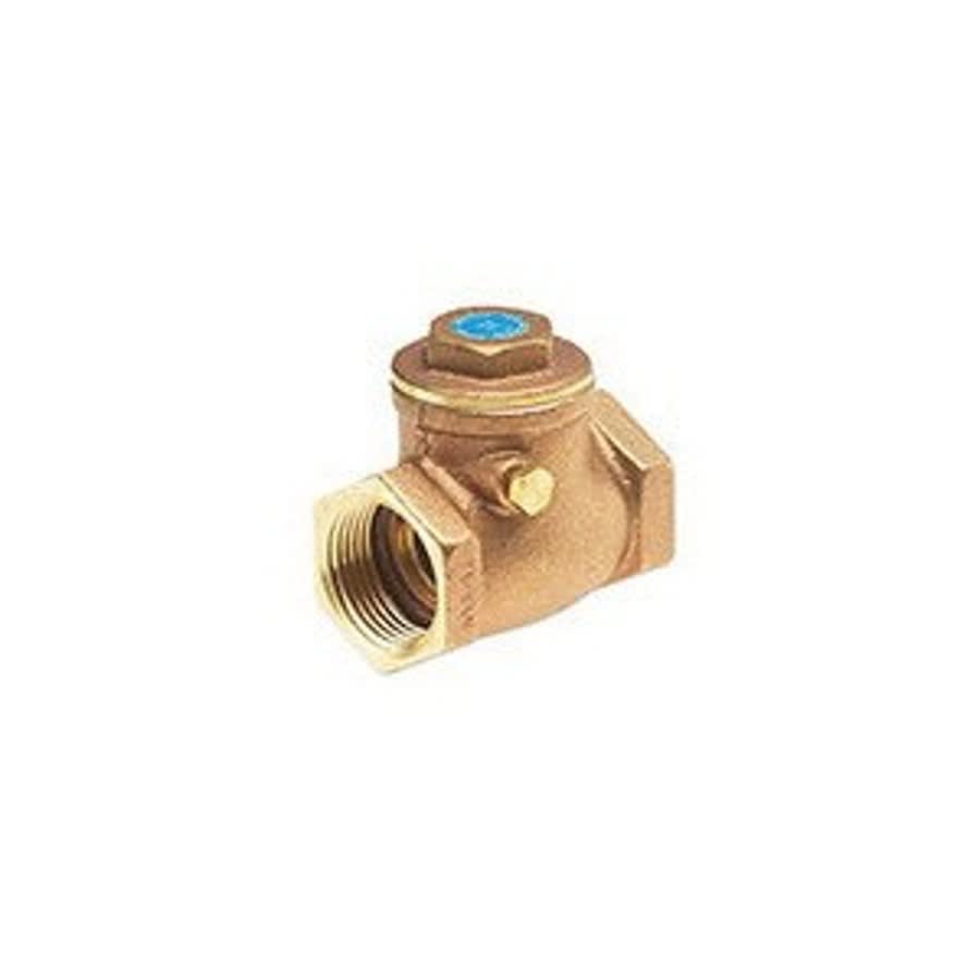 Swing Check Valve, 1-1/2 in, FNPT, Bronze