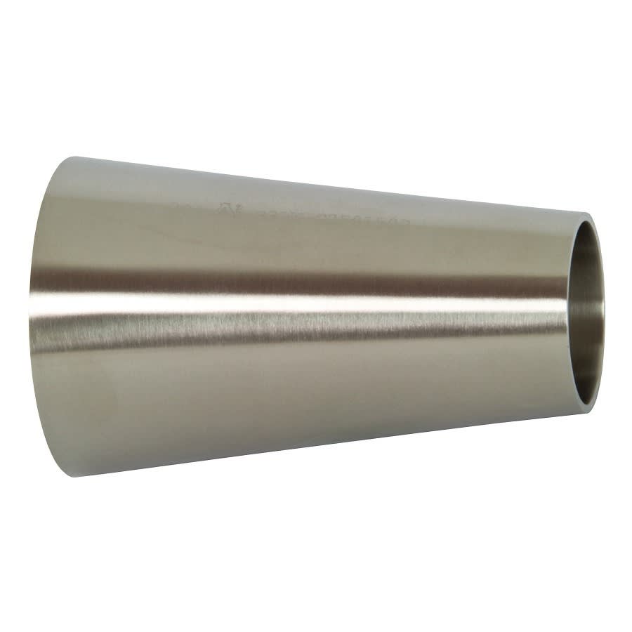 Reducer Coupling, 2 x 1 in, Butt Weld, 304/304L Stainless Steel