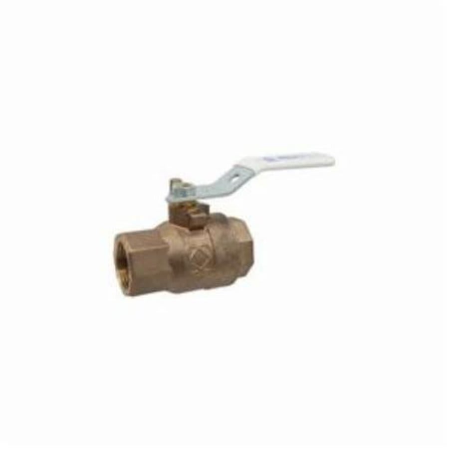 2-Piece Ball Valve, 3/4 in, FNPT, Full Port, Bronze Ball, Bronze