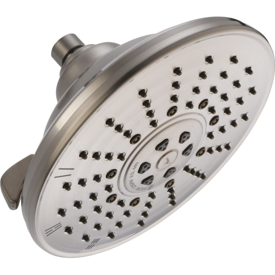 2.5 GPM Contemporary 8-1/2" Wide Multi Function Shower Head with Touch-Clean® Technology - Limited Lifetime Warranty