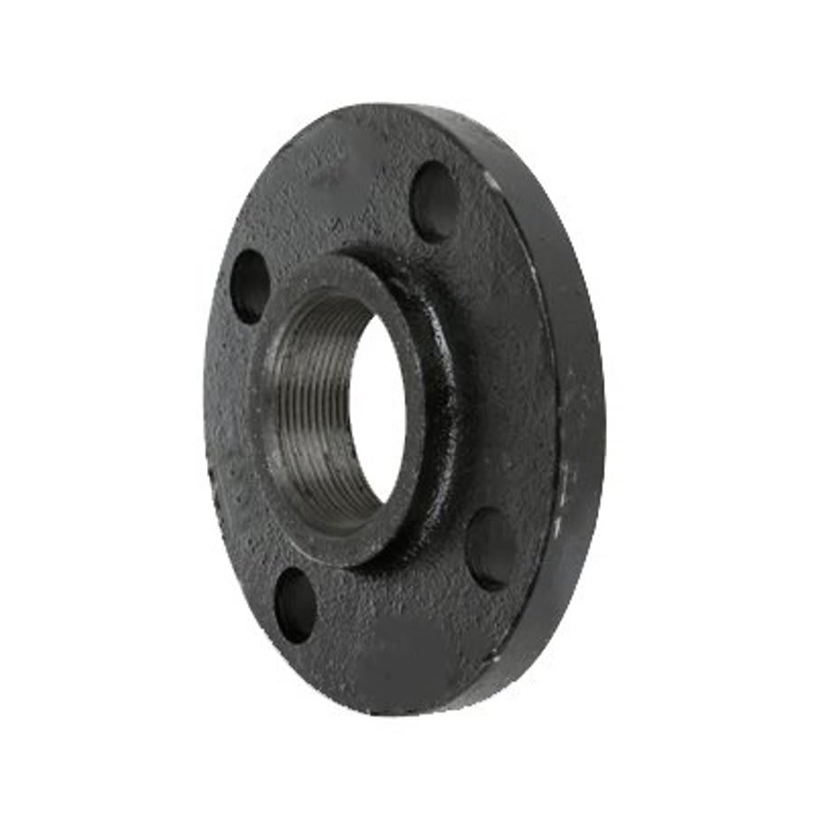 Companion Flange, 3 in, FNPT, 7-1/2 in OD, Malleable Iron, Black, Domestic