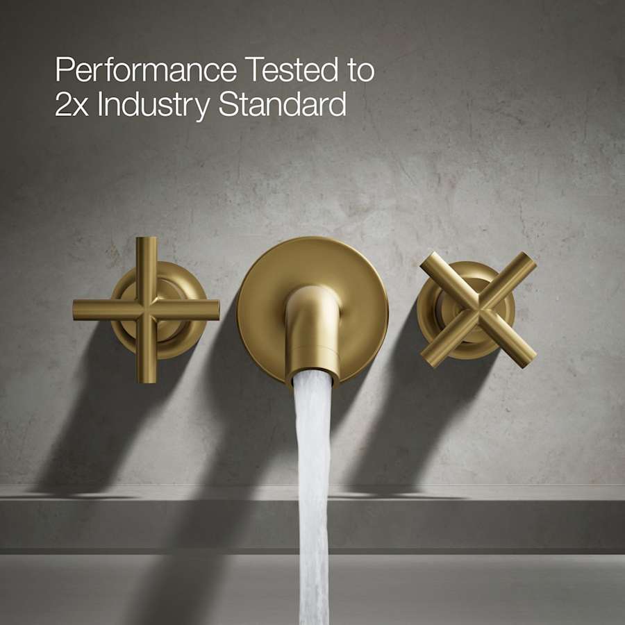 Purist Deck or Wall Mounted Cross Handles for Tub Faucet