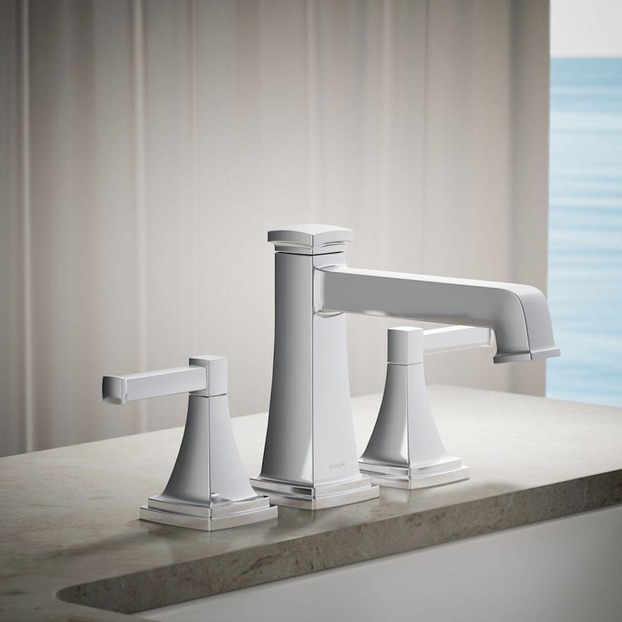Riff Deck Mounted Roman Tub Filler with Diverter