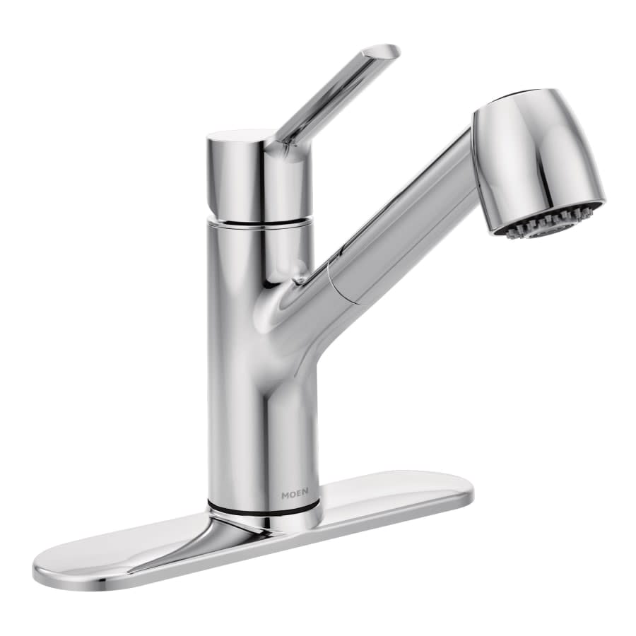 Method Single Handle Pullout Spray Kitchen Faucet with Duralock⢠Technology