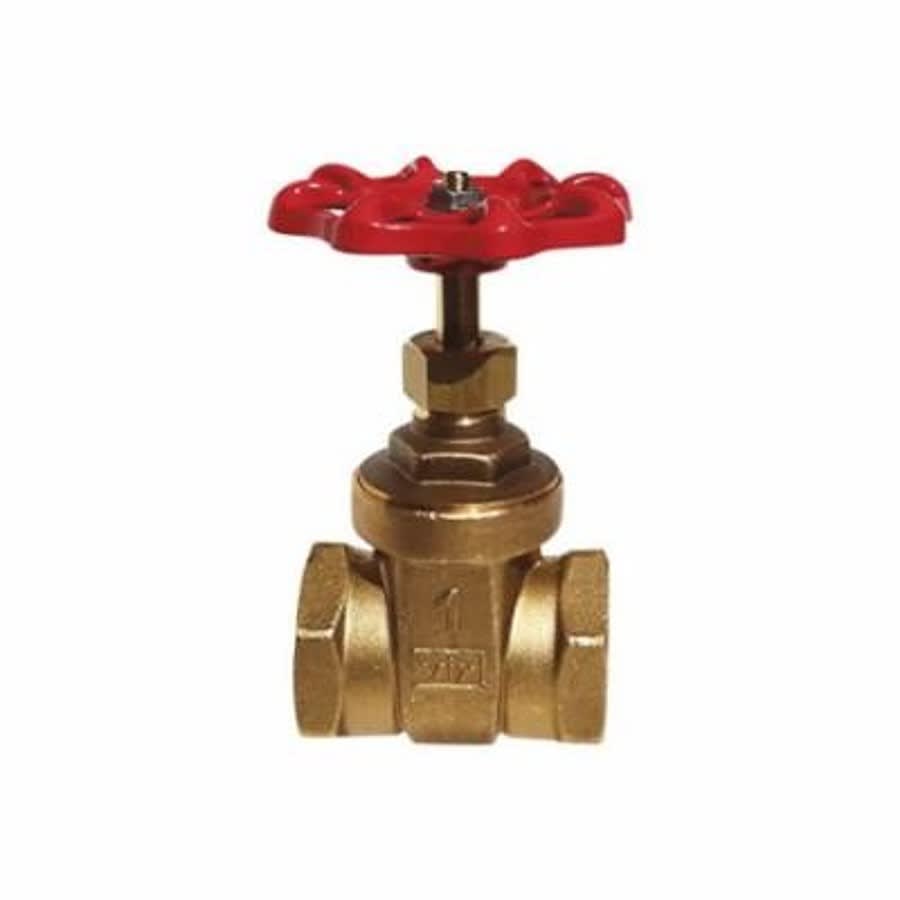 206AB Non-Rising Stem Gate Valve, 1 in, FNPT, Brass