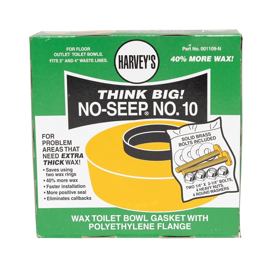 No-Seep® 3 or 4 in No. 10 with Brass Bolt Kit