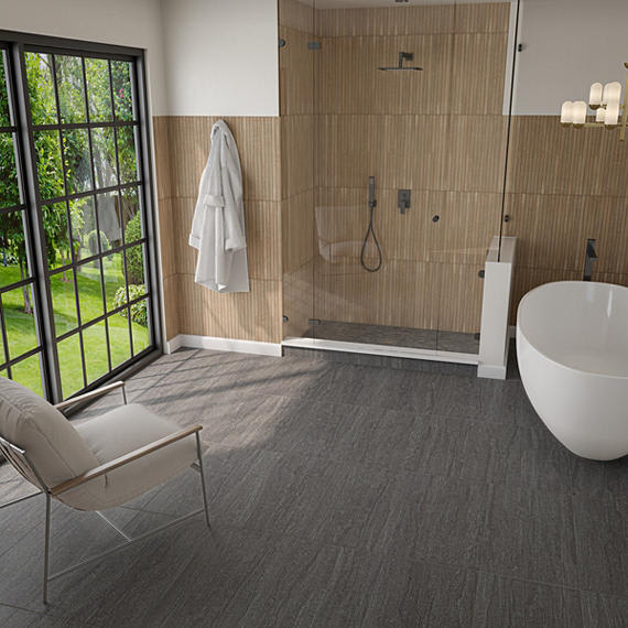 Haddonstone Velvet Rectangle, Ridge 12X24 Textured