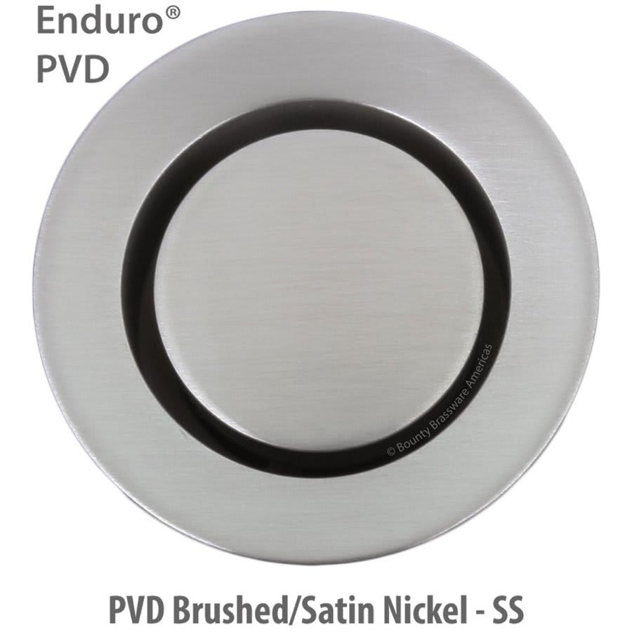 Lavatory Pop Down Drain, Satin Satin Nickel PVD Enduro PVD