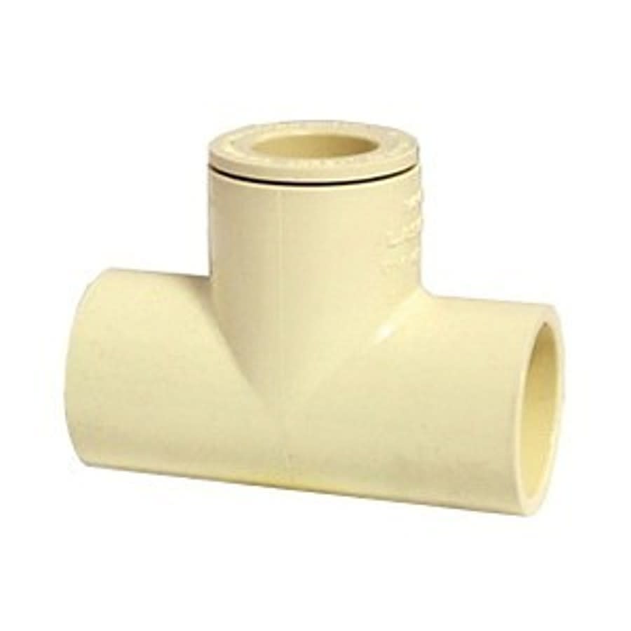 Tee, 1-1/2 x 3/4 in, Socket, SCH 40/STD, CPVC