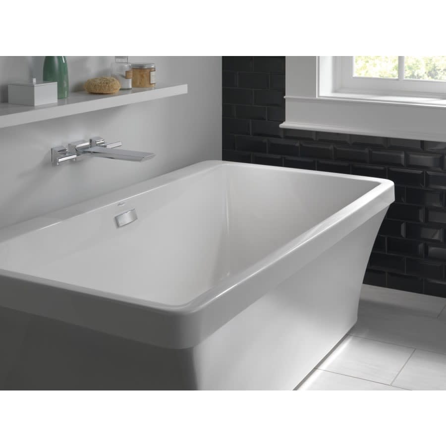 Pivotal Double Handle Wall Mounted Tub Filler Trim - Less Rough In