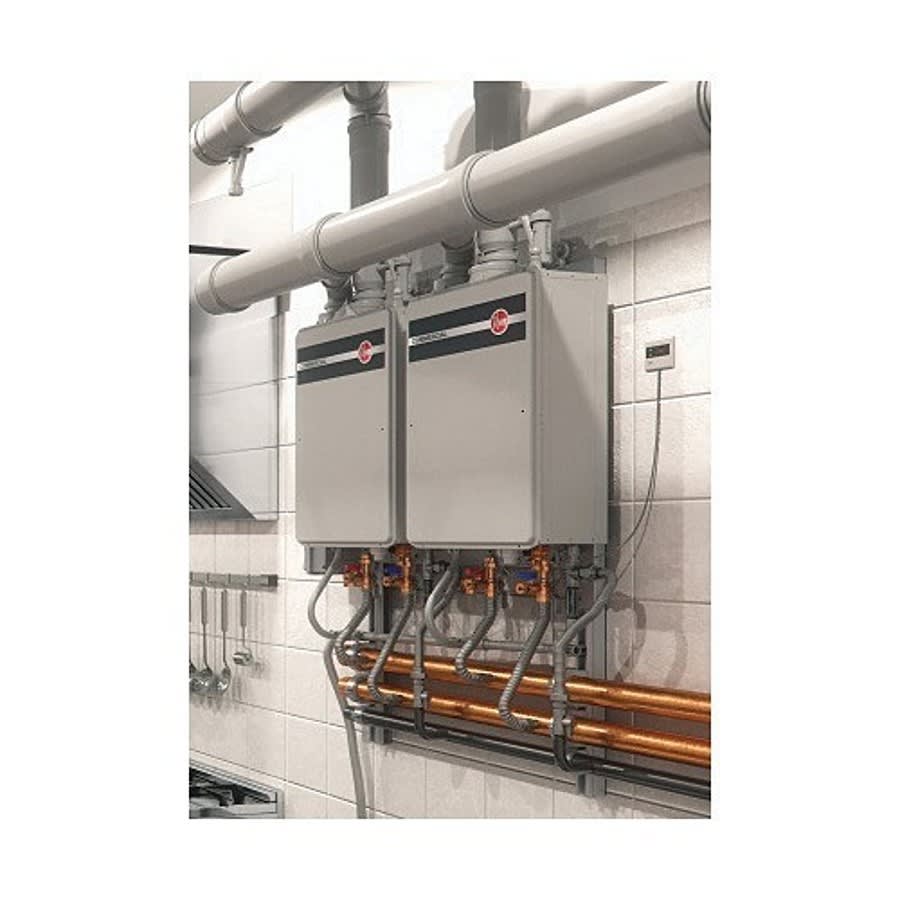 Condensing Tankless Water Heater, 199 Kbtu/hr, Natural Gas, Indoor, Ultra Low NOx, 0.96 EF