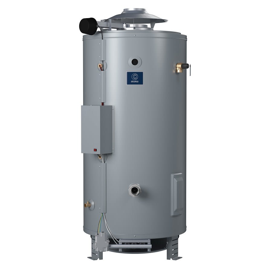 Atmospheric Commercial Gas Water Heater, ASME, 100 gal, Propane, 250 Kbtu/hr