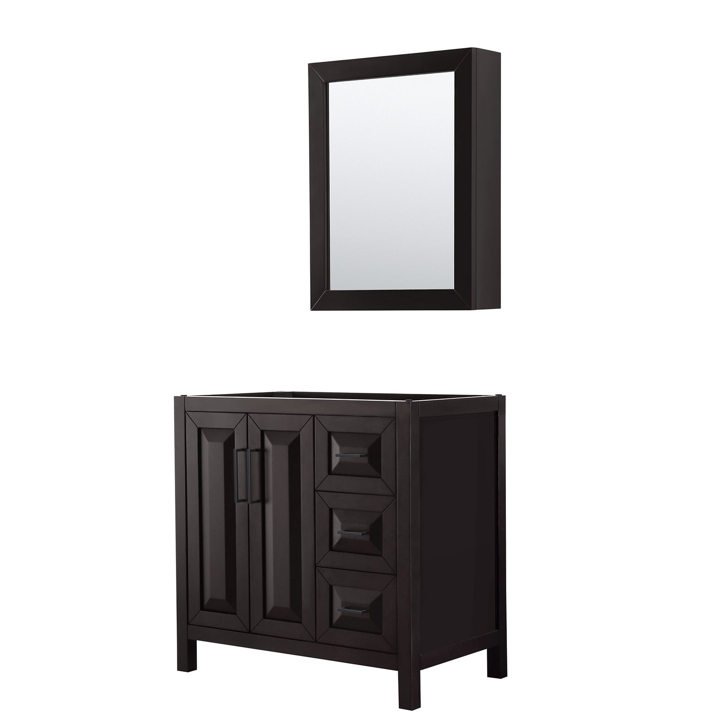 Daria Single Bathroom Vanity - 35W x 35H x 21.5D