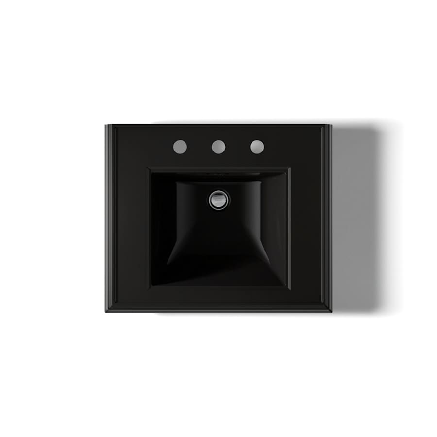 Memoirs Classic 24" Fireclay Pedestal Bathroom Sink with 3 Holes Drilled and Overflow