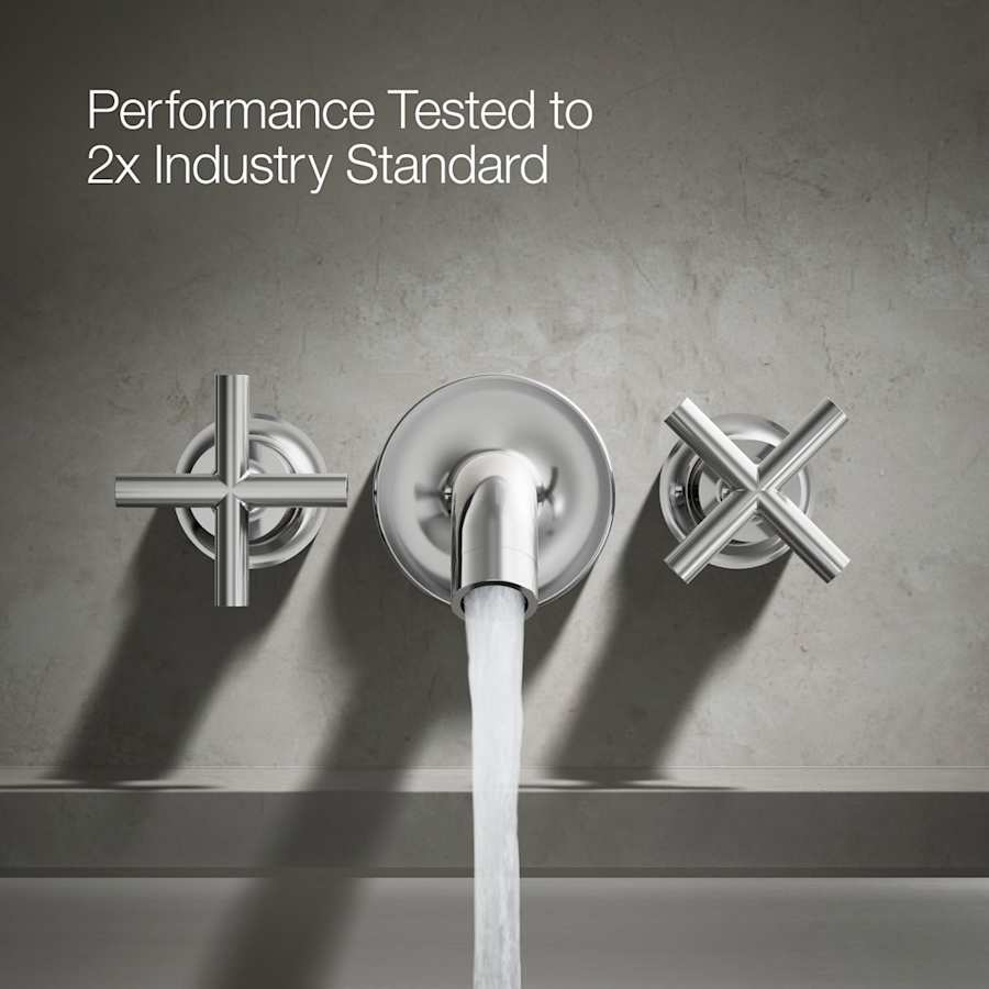 Purist Deck or Wall Mounted Cross Handles for Tub Faucet