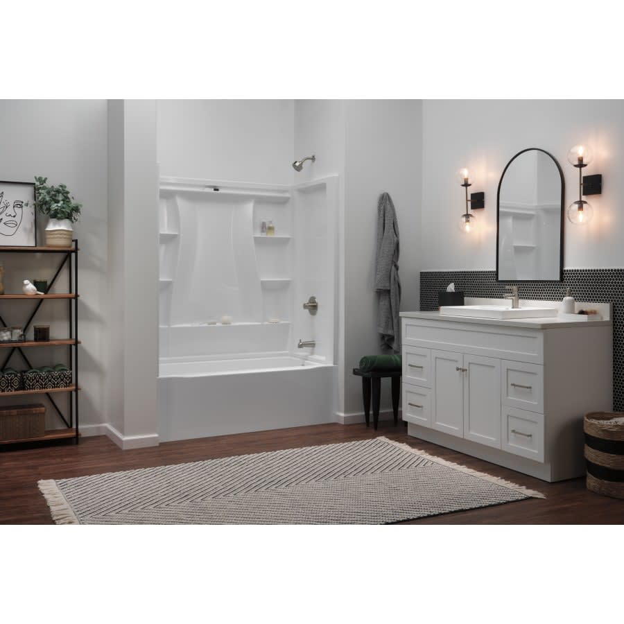 Modern Single Hole Bathroom Faucet with Pop-Up Drain Assembly 1.2gpm - Includes Limited Lifetime Warranty