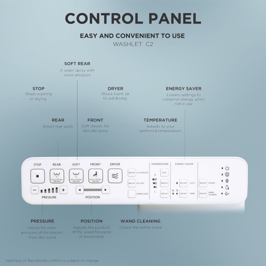 C2 Elongated Soft Close Bidet Seat