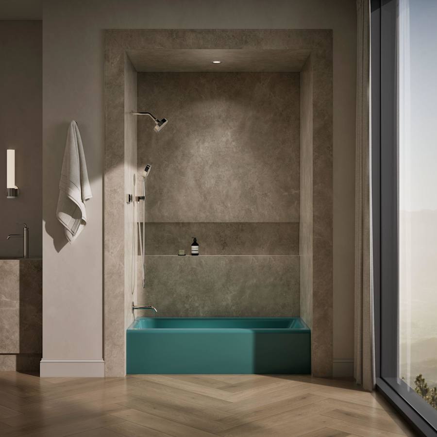 Bellwether 60" Alcove Soaking Tub with Left Drain