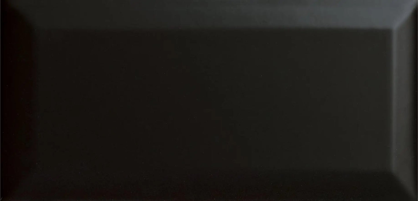 BG BLACK 3X6 BEVELED