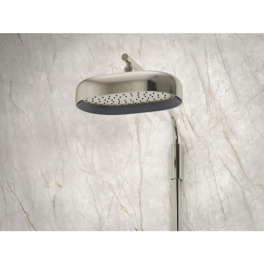 Statement Oblong 12" Single Function 2.5 GPM Rainhead with MasterClean Sprayface and Katalyst Air-Induction Technology
