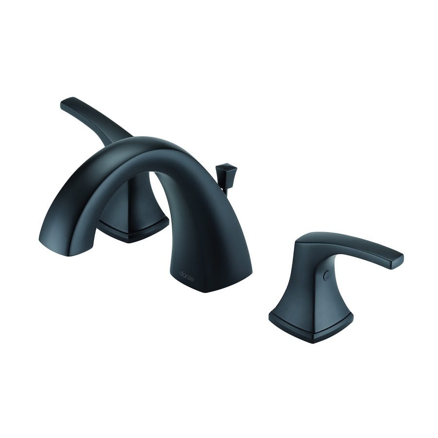 Vaughn® Widespread Lavatory Faucet, ADA, 2 Handle, 3-Hole, 1.2 gpm, Satin Black