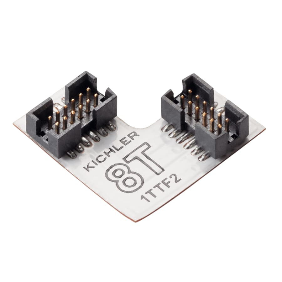 8T 24 Volt 90° LED Tape Light Connector