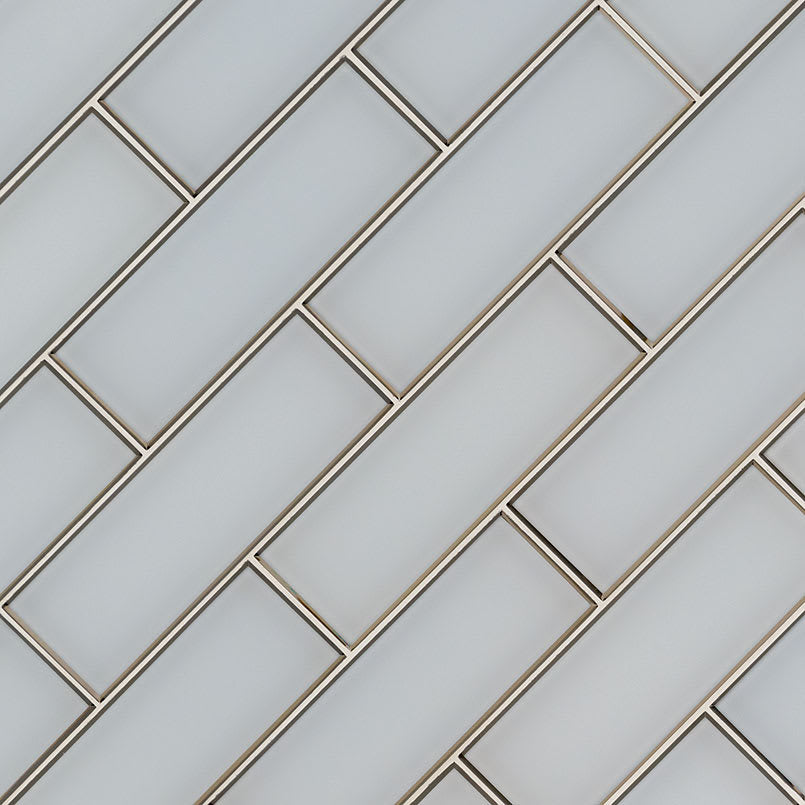 Ice Bevel Glass Tile
