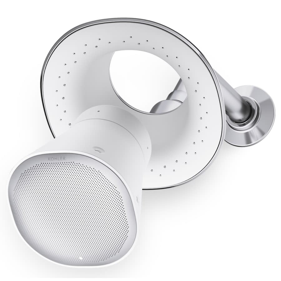 Moxie 1.75 GPM Single Function Shower Head with Bluetooth Technology