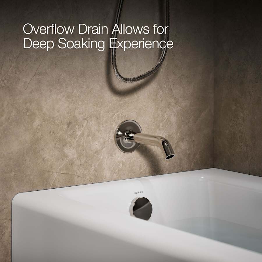 Bellwether 60" Alcove Soaking Tub with Left Drain