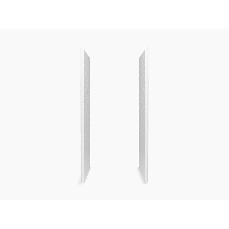Traverse™ 3-Piece End Wall Set, 72-1/4 x 34 in, White