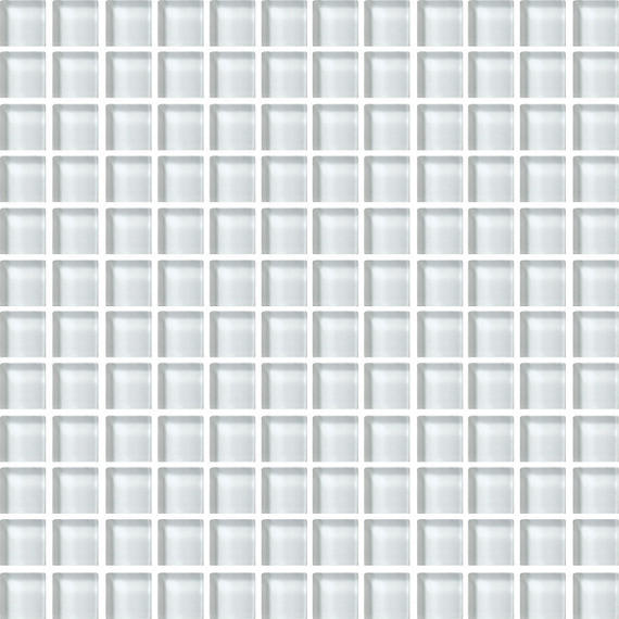 Color Wave Feather White Rectangle 2X12 Glossy