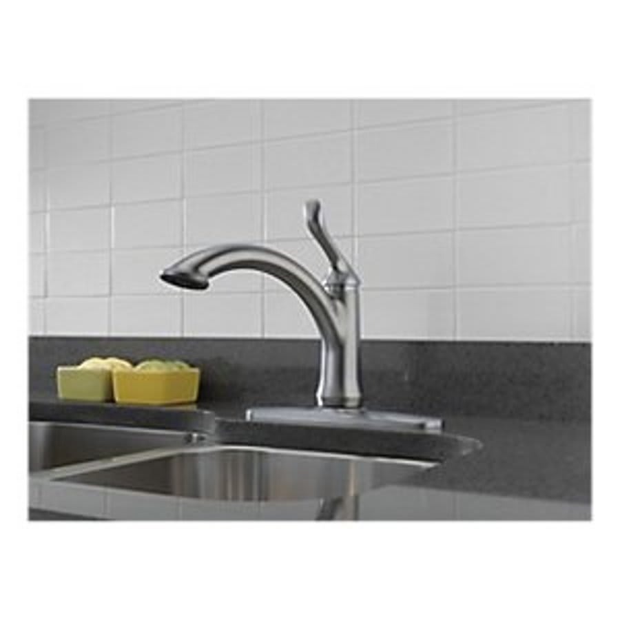 Linden™ Kitchen Faucet, Deck Mount, ADA, 1 Lever Handle, 1 or 3-Hole, Arctic Stainless