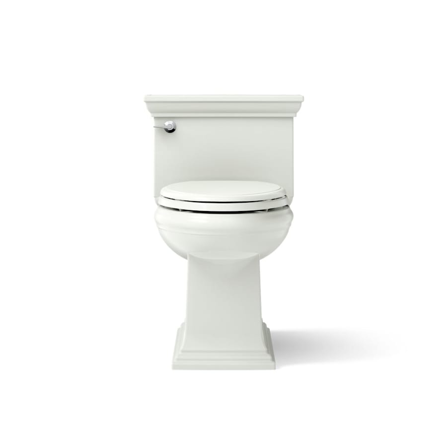 Memoirs 1.28 GPF Compact Elongated One-Piece Comfort Height Toilet with AquaPiston and Glenbury Quiet-Close Seat Included