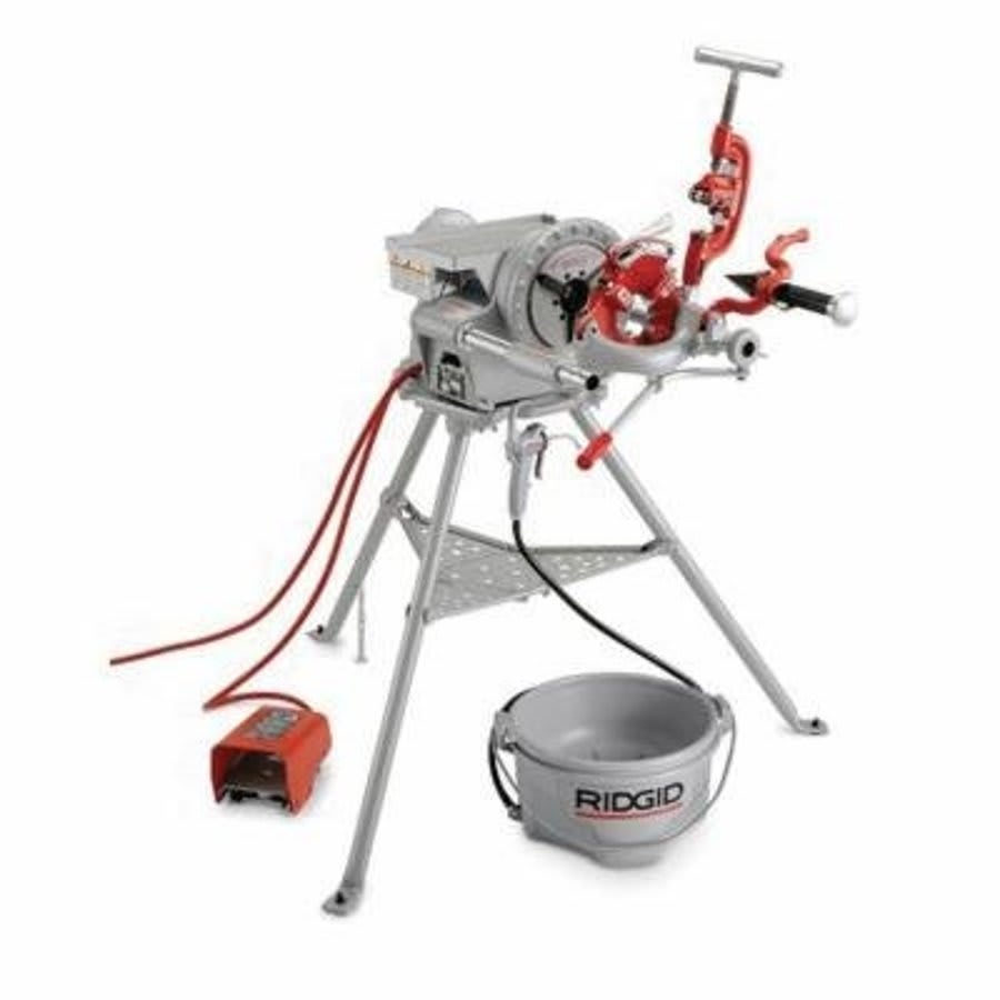 300 Power Drive With Foot Switch, 1/8 to 2 in Pipe, 115 VAC, 1/2 hp, 36 rpm