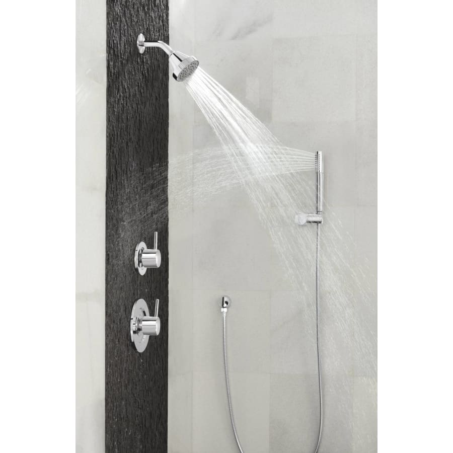 Single Handle Posi-Temp Pressure Balanced Shower Trim with 2.5 GPM Shower Head from the Align Collection (Less Valve)