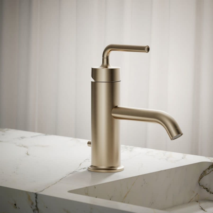 Purist 1.2 GPM Single Hole Bathroom Faucet with Pop-Up Drain Assembly